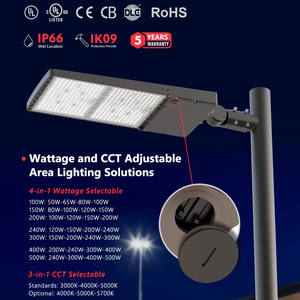 100W 150W 200W 240W 300W 400W 500W IP66 AC 알루미늄 합금 <span class=keywords><strong>LED</strong></span> 가로등 (주차장 조명용) 50000시간 수명 - Product Image 2