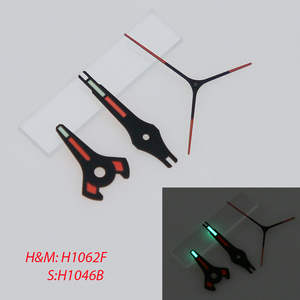 Manecillas de Reloj con Diseño de Avión Súper Luminosas Verdes, Compatibles con Movimientos NH34, NH35, NH36, Repuestos para Relojes de Pulsera - Product Image 1