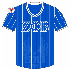 เสื้อเบสบอลคุณภาพสูงแบบกำหนดเอง Zeta Phi Beta เสื้อยืดระบายอากาศสำหรับเบสบอล ซอฟต์บอล พร้อมเทคนิคการพิมพ์แบบขายส่ง - Product Image 6