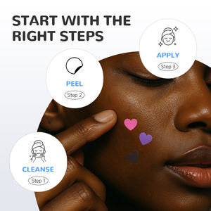 แผ่นแปะสิวยอดนิยม หลากสี รูปหัวใจ แผ่นแปะสิวไมโครดาร์ท พร้อมกรดซาลิไซลิก ทำความสะอาดล้ำลึก - Product Image 4