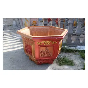 Plastic mouldings and ornaments cemet planting pot mould