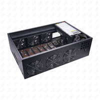 8 Gpu Pc Server case with 55mm Spacing Gpu case Motherboard External Graphics Card case Using at Home