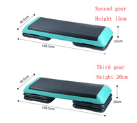 Plataforma de Step Aeróbico Multifuncional de Alta Calidad, Longitud Ajustable de 110 cm, para Gimnasio, Fitness, Ejercicio y Entrenamiento