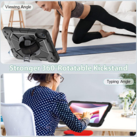 Étui de tablette antichoc à 3 couches pour Redmi Pad 2, avec béquille et bandoulière, housse de tablette robuste pour Redmi Pad 2/pad 2 4G 11 pouces