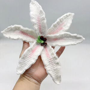 Bouquet de fleurs au crochet en coton fait main, vente en gros <span class=keywords><strong>pour</strong></span> la Fête des Mères, la Saint-Valentin et Pâques - Product Image 6