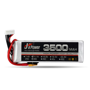 JHLIPO 专业级 A3500mAh 25C XT30/EC3/EC5 锂电池 <span class=keywords><strong>2</strong></span>-6S CE/FCC/ROHS 认证 500 次循环 LiCoO2 正极 -20C - Product Image 3