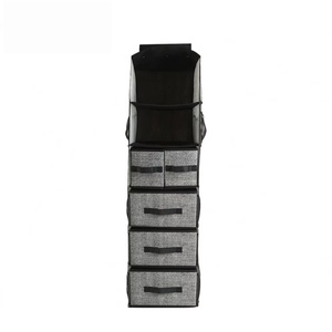 Organizadores Colgantes para Armario con Asas de Transporte, Funda Antipolvo y Cajas de Almacenamiento de Tela, Juego de Divisores de Espacio para Habitaciones - Product Image 4