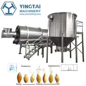 Economical malt production line for craft brewer