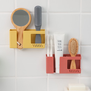 No Drilling Wall-mounted Phone Charging Hanging Box for Bathroom and Living Room Phone Holder <b>Remote</b> <b>Control</b> <b>Storage</b> Shelf - Product Image 1