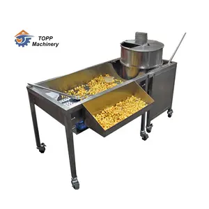 Popcorn making machine with non-stick electric colored popcorn making machine commercial