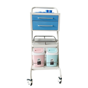 Chariot médical multifonctionnel universel pour injections et perfusions, station d'infirmière, chariot d'infirmière pour injections et perfusions, modèle Runbin Hospital - Product Image 5