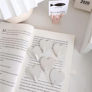 Crochets d'<span class=keywords><strong>amour</strong></span> adhésifs forts roses colorés décoratifs de ménage crochets adhésifs en forme de coeur d'acier inoxydable - Product Image 4