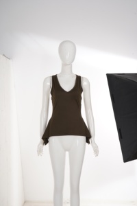 Women Sleeveless V Neck Racerback Tank <b>Top</b> <b>Flowy</b> Hem Casual Loose Fit Solid Color Summer Vest Athletic Yoga Running <b>Top</b> - Product Image 6