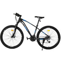 Vélo de montagne portable 26 pouces à prix abordable, frein à disque, cadre en acier, 21 vitesses