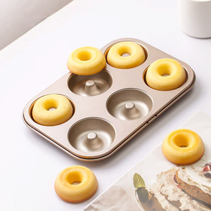 Moldes para hornear donas de acero al carbono, estilo mini creativo, antiadherentes, para hornear pasteles y galletas en casa, para hacer DIY. - Product Image 2