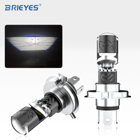 Ampoule de phare avant universelle LED pour moto M11T AC/DC 9-60V 11W 1100LM, faisceau haut/bas, mini projecteur, lentille H4 HS1 BA20D P15D
