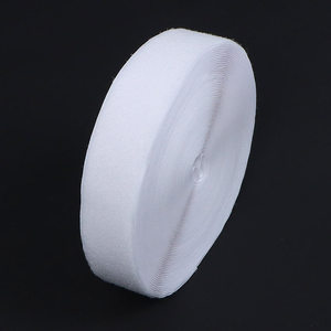 Ventes en gros de rubans auto-agrippants tissés non adhésifs pour machines à coudre, attaches pour vêtements, accessoires blancs, support OEM ODM - Product Image 2