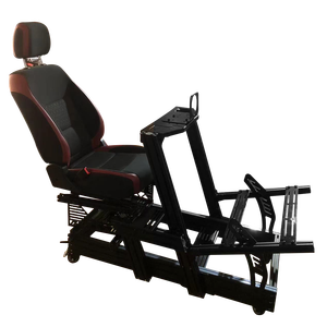 40120 in alluminio simrig cockpit simracing base play seat simulatore racing racing simulatore di cabina di pilotaggio con movimento del sedile senza schermo - Product Image 3