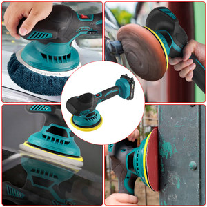 Pulidora de Autos Inalámbrica Recargable, Lijadora Orbital de <span class=keywords><strong>6</strong></span> Velocidades Ajustables para Detallado de Autos y Cuidado de la Pintura - Product Image 4