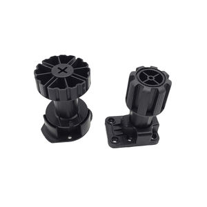 Pieds d'armoires de cuisine noirs réglables Pieds de plinthe Pieds en plastique Pieds de meubles en PP pour meubles modernes - Product Image 5