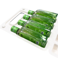 Scatola in Polpa di Canna da Zucchero Biodegradabile Personalizzata per Imballaggio Bottiglie di Vino