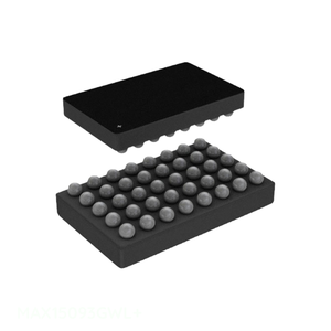 MAX15093GWL+ Componentes Electrónicos Circuito Integrado 40 WFBGA, WLBGA Gestión de Energía (PMIC) 15A EFUSE CON FET INTEGRADO - Product Image 1