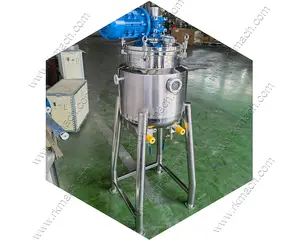 50Liter jacketed blending tank sanitary mixer for liquid mixing