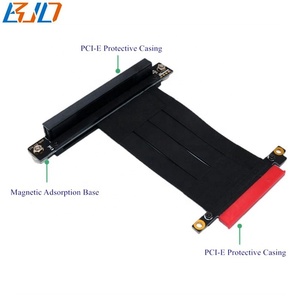 Cavo di Estensione PCI-E 3.0 16X a PCIe 8X con Angolo di 90 Gradi e Pad Magnetico, 10-100CM per Schede Video - Product Image 6