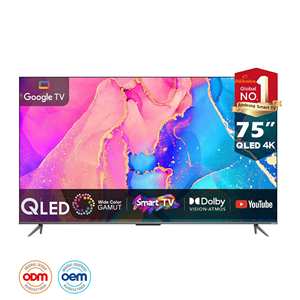 Nouvel Arrivage Téléviseur Intelligent <span class=keywords><strong>QLED</strong></span> UHD de 85 Pouces pour Système Android Bluetooth HDR10, Configuration de Divertissement à Domicile de Luxe avec Télécommande Vocale LED - Product Image 1