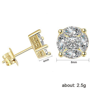 Orecchini a Perno Minimalisti Classici in Lega per Donne con Perle Imitate, Accessori di Moda per Uso Quotidiano - Product Image 3
