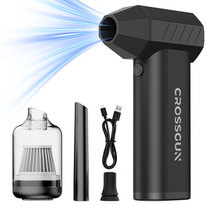 Ventilateur turbo haute vitesse CROSSCUN 130000RPM, <span class=keywords><strong>souffleur</strong></span> d'air comprimé électrique en aluminium alimenté au lithium de qualité aérospatiale pour le dépoussiérage - Product Image 1
