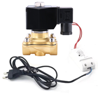 Vente directe d'usine DN08-DN50 Vanne solénoïde en laiton à commande à distance par téléphone portable Fonction Wi-Fi Normalement fermée pour le contrôle de l'eau