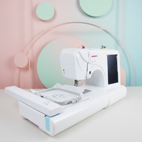 Machine à coudre domestique et industrielle multifonction intégrée pour broderie, tête simple, neuve et d'occasion, avec 96 motifs