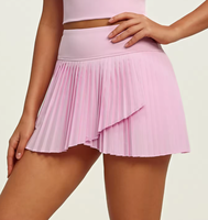 Jupe plissée pour femmes, séchage rapide, poches latérales, jupe de tennis anti-exposition, séchage rapide, mince, légère, vêtements de tennis