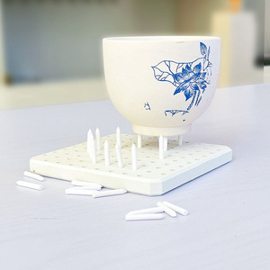 Almohadillas de soporte para horno <span class=keywords><strong>LISI</strong></span> resistentes a altas temperaturas, tapetes para horneado de cerámica con 60 clavos de soporte para horno - Product Image 6
