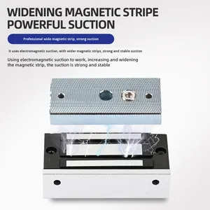 目に見えないキャビネット磁気ロック 60kg 強力な磁気ドアバックル ネジなしの取り付け ブラック/シルバー - Product Image 4