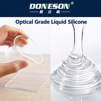 Caoutchouc de silicone liquide optique transparent anti-jaunissement, conforme RoHS et REACH, pour le moulage par injection d'optiques secondaires de guides de lumière