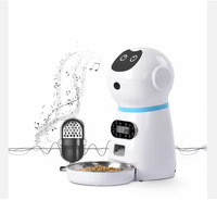 Robot distributeur d'aliments pour animaux domestiques intelligent de 3,5 L, 4 repas, 80 portions, dosages chronométrés, cris enregistrés, mangeoire automatique pour chats et chiens