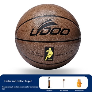 Ballon de basketball en PU résistant à l'usure avec logo personnalisé, tailles 7 et 5 pour adultes et enfants, bleu, compétition, streetball, vente en gros - Product Image 6