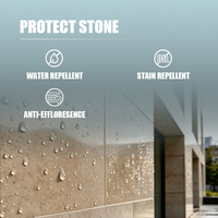 Scellant pour pierre naturelle, pénétrant, transparent et respirant, résistant à l'eau et aux taches, anti-efflorescence pour granit, marbre WH6984