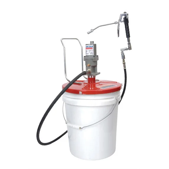 New Manual Grease Pump Oval Lubrication Bucket-20L High Pressure Oiler for Excavator Construction Machinery Parts 3 Months