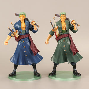 2 colori 22CM <span class=keywords><strong>Anime</strong></span> Figure Roronoa Zoro <span class=keywords><strong>Action</strong></span> Figures giocattoli da collezione <span class=keywords><strong>Manga</strong></span> Figurine - Product Image 4