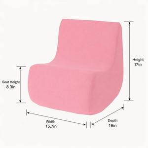 Sillón <span class=keywords><strong>Infantil</strong></span> Moderno y Minimalista, Tapizado en Tejido Suave, Funda Extraíble y Lavable, Silla de Espuma para Niños, Muebles para Sala de Juegos - Product Image 5