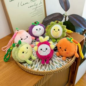 ชุดตุ๊กตาผลไม้ขายส่ง ของรางวัลเครื่องคีบตุ๊กตา - ตุ๊กตาพีช ทุเรียน แก้วมังกร อุปกรณ์สำหรับตู้คีบตุ๊กตา - Product Image 1