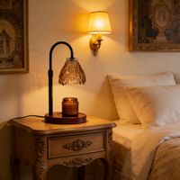 Lampe chauffe-bougie LANJO pour l'Australie, diffuseur d'arômes sans flamme, lampe chauffe-cire parfumée, diffuseur d'arômes de luxe, chauffe-bougie à brancher