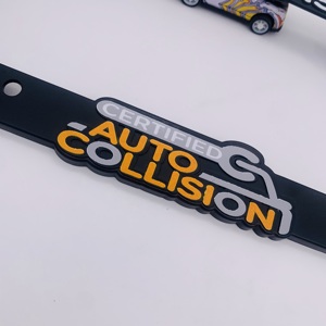 กรอบป้าย<span class=keywords><strong>ทะเบียน</strong></span>โฆษณาแบบเต็มรูปแบบด้วยแสงยูวีโลโก้3D ออกแบบได้ตามต้องการสำหรับรถยนต์หรือรถบรรทุก - Product Image 5