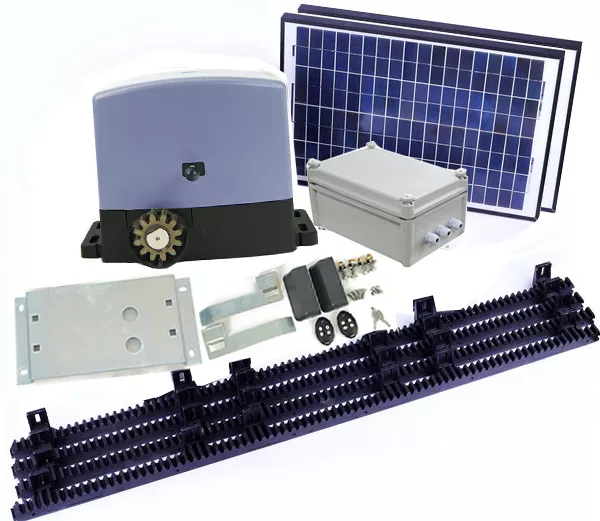 Solar Home Automation System 500KG Automatic Remote Sliding Gate Opener Kit