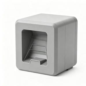 Boîtier carré en plastique moulé sur mesure en ABS, pièce moulée par injection grise - Product Image 6