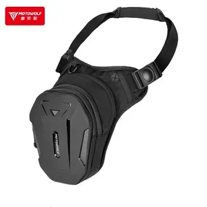 Motowolf - Bolsa de Pierna Rígida de EVA <span class=keywords><strong>para</strong></span> Hombre, Riñonera de Motocicleta con Bolsillo <span class=keywords><strong>para</strong></span> Teléfono, Riñonera <span class=keywords><strong>para</strong></span> <span class=keywords><strong>Bicicleta</strong></span> - Product Image 1