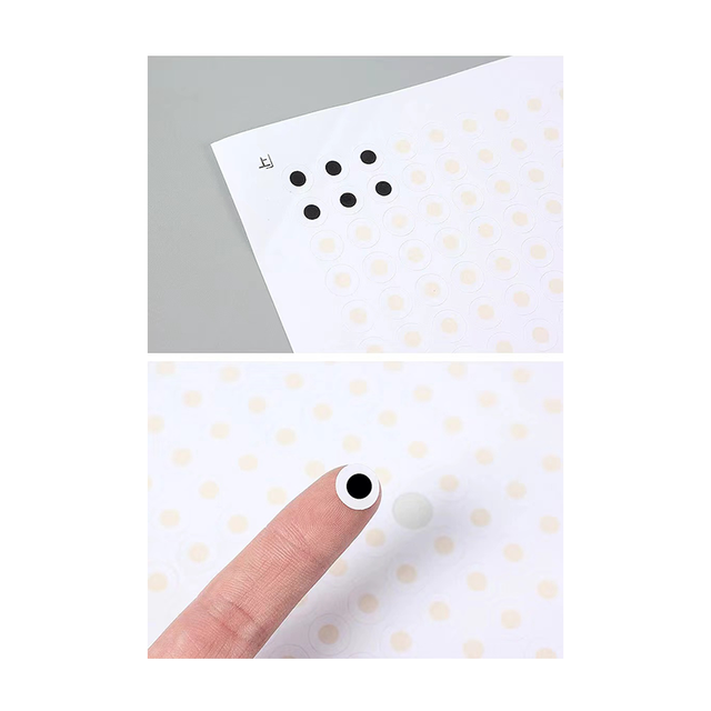 Quansheng A01 Temperature Sensitive Matte Paper Irreversible Color Changing Sticker Label